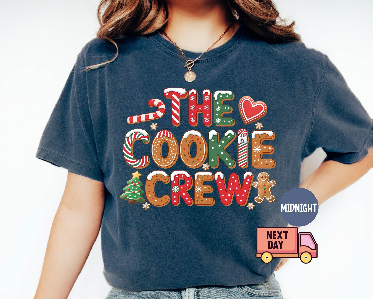 The Cookie Crew Shirt, Christmas Cookie Crew Shirt, Cute Cookies Shirt, Christmas Baking Crew Shirt, Gifts for Mom Christmas
