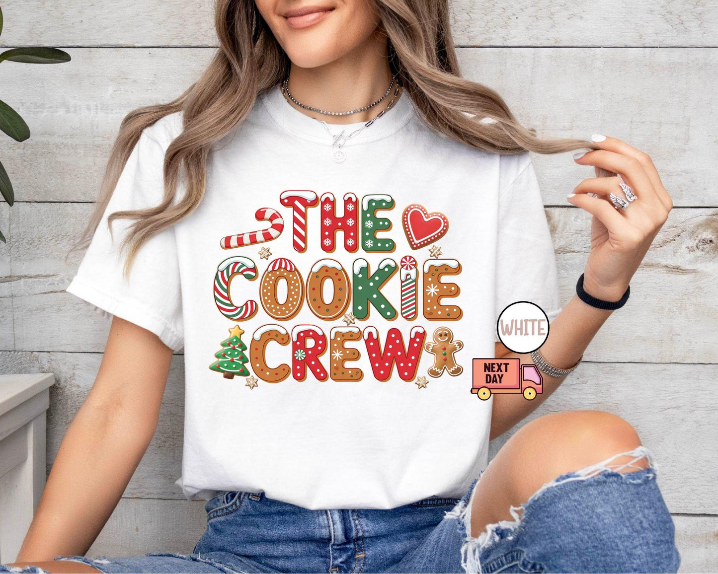 The Cookie Crew Shirt, Christmas Cookie Crew Shirt, Cute Cookies Shirt, Christmas Baking Crew Shirt, Gifts for Mom Christmas