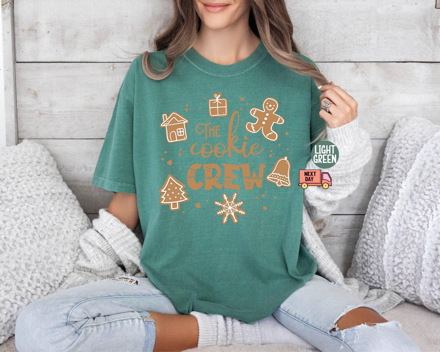 The Cookie Crew Shirt, Christmas Cookie Tee, Cookies Shirt, Christmas Baking Crew Shirt, Gifts for Mom Christmas, Gift