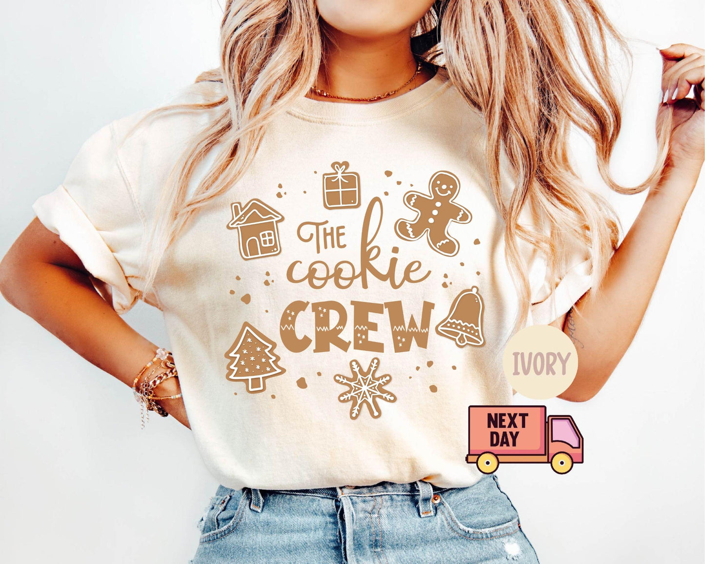 The Cookie Crew Shirt, Christmas Cookie Tee, Cookies Shirt, Christmas Baking Crew Shirt, Gifts for Mom Christmas, Gift