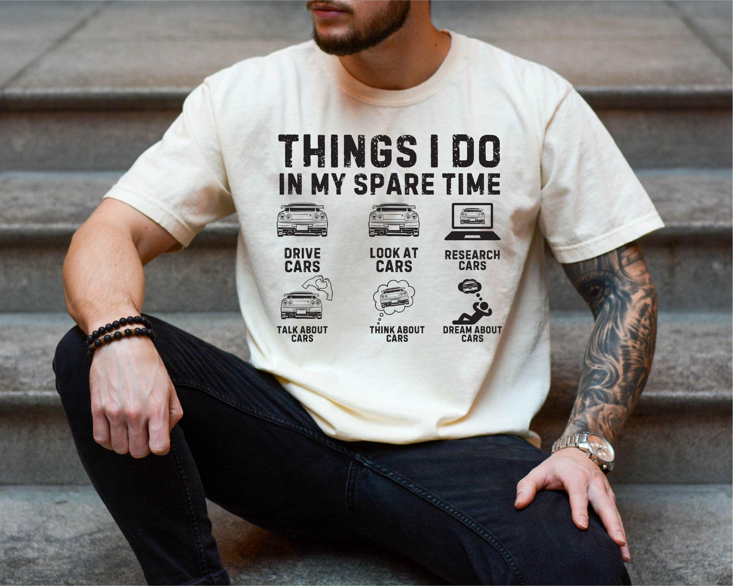 Men's Things Tee, Do In My Spare Time Shirt, Car Guy Shirt, Car Lover Gifts, Funny Birthday for Men Shirt, Gift for Husband