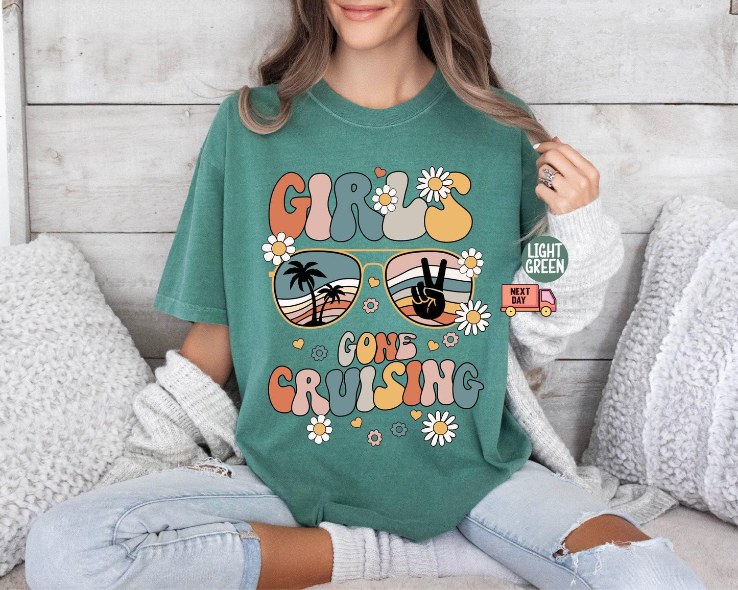 Girls Gone Cruising T-shirt, Cruise Matching Shirt, Girls Cruise Vacation Outfit, Friends Cruise Trip Tee, Matching Cruise Girls Trip Gift