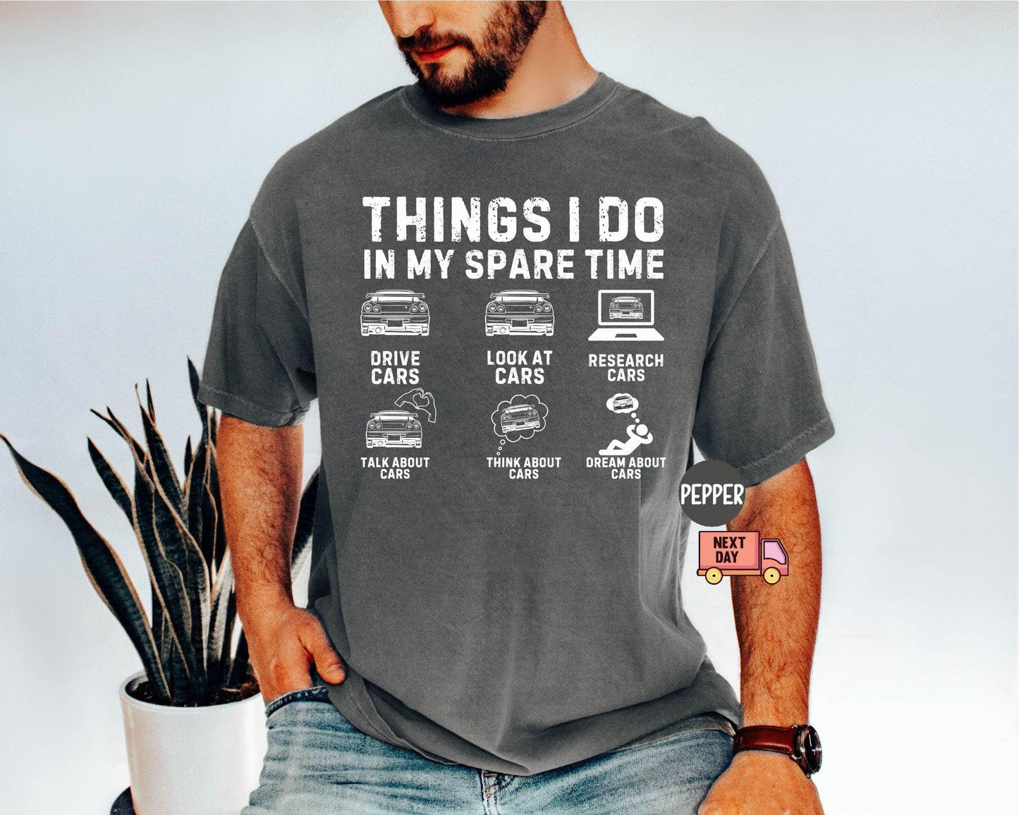 Men's Things Tee, Do In My Spare Time Shirt, Car Guy Shirt, Car Lover Gifts, Funny Birthday for Men Shirt, Gift for Husband