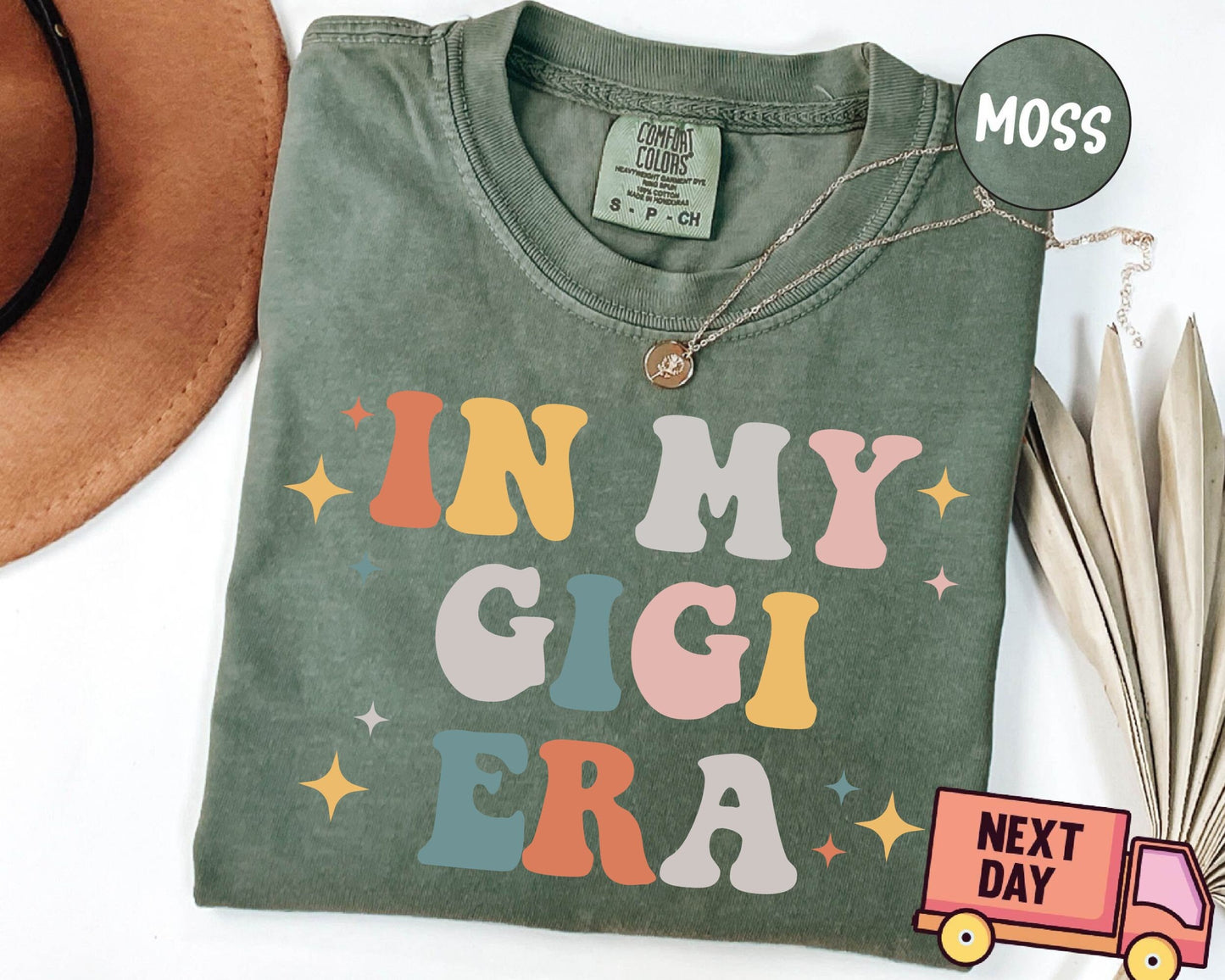 In My Gigi Era Shirt, Comfort Color Shirt, Gigi Shirt, Funny Gigi Shirt, Grandma Shirt,Gift for Grandma,Proud New Grandma Shirt,Grandma Gift