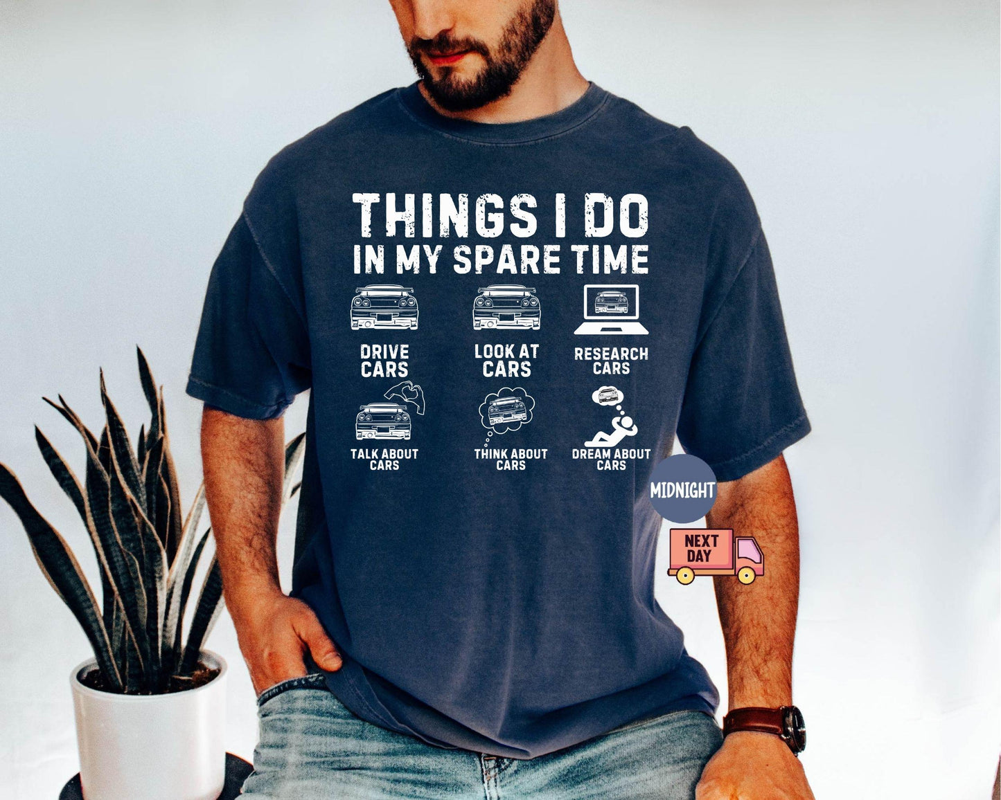 Men's Things Tee, Do In My Spare Time Shirt, Car Guy Shirt, Car Lover Gifts, Funny Birthday for Men Shirt, Gift for Husband