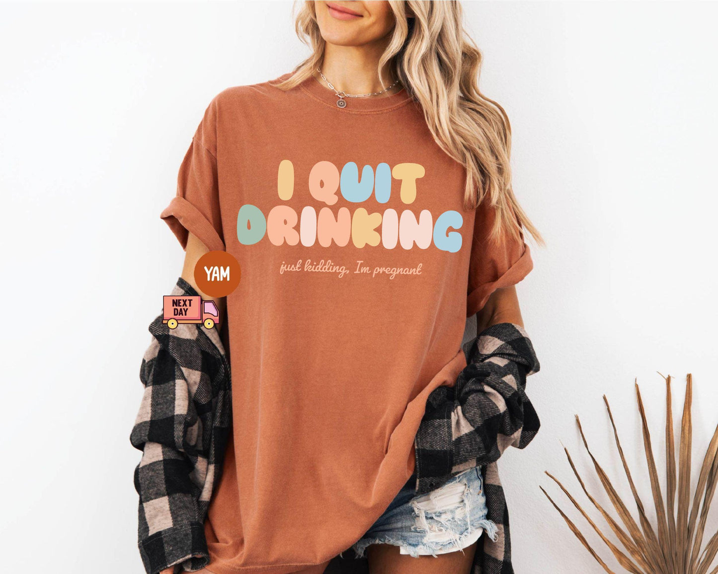 Funny Pregnancy Shirt Pregnant Shirt, Pregnancy Announcement Shirt, Funny gift for New Mom, I Quit Drinking Pregnancy Tee