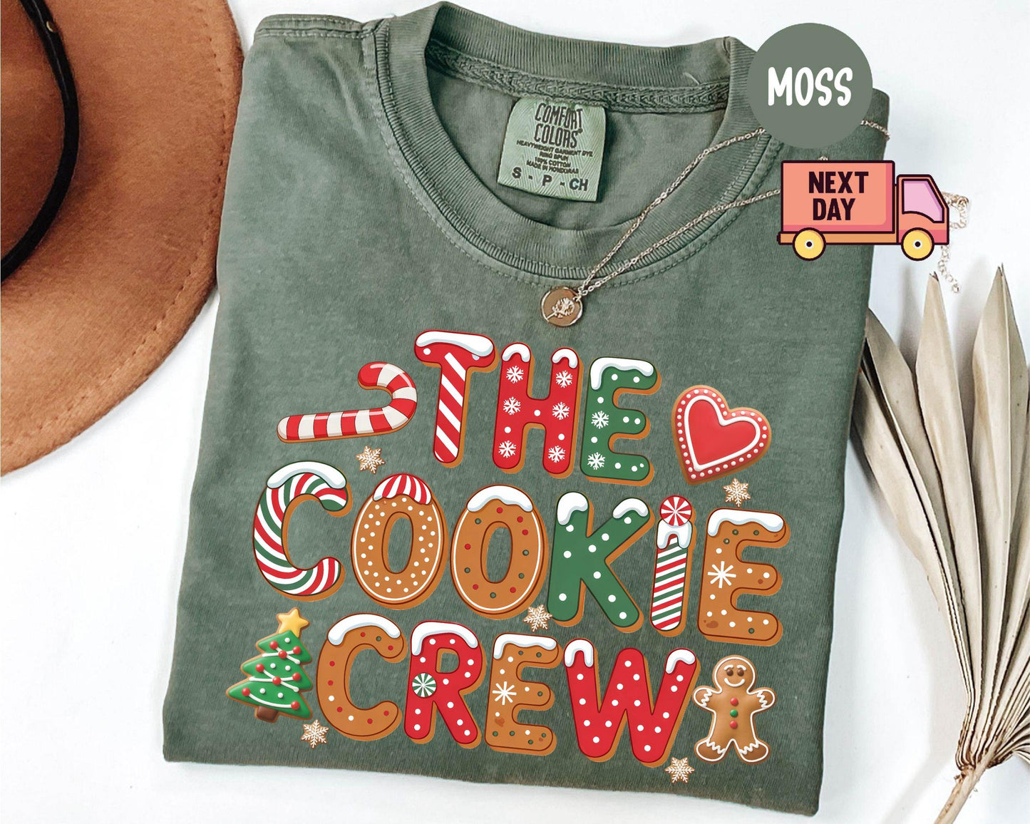 The Cookie Crew Shirt, Christmas Cookie Crew Shirt, Cute Cookies Shirt, Christmas Baking Crew Shirt, Gifts for Mom Christmas
