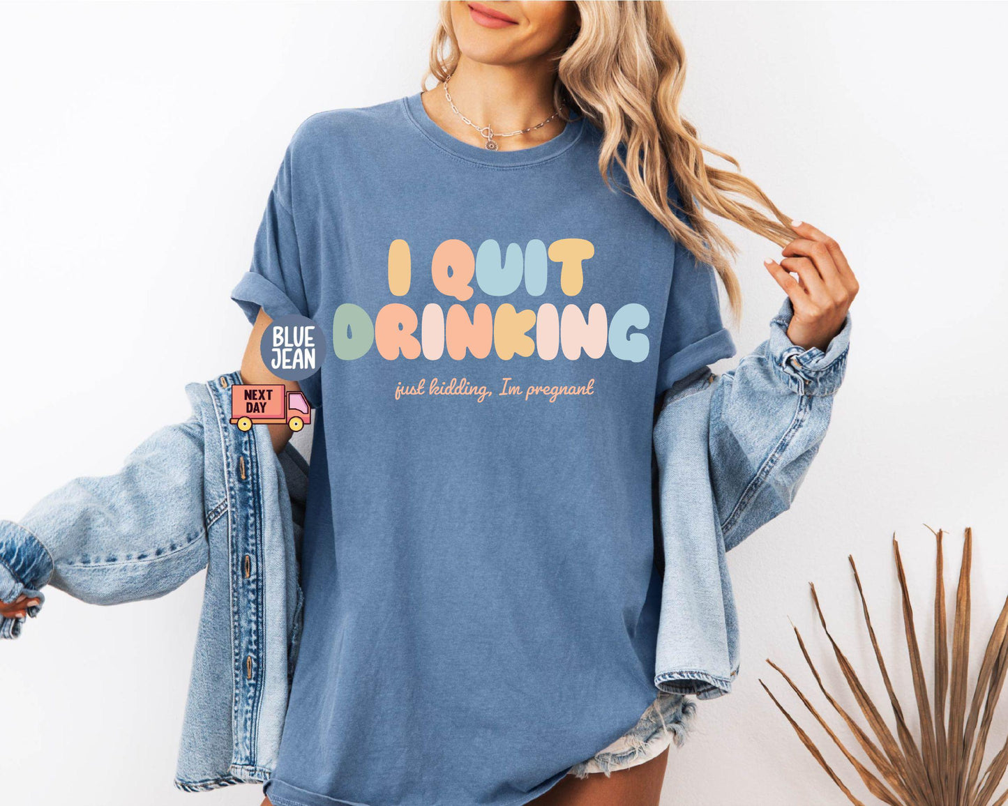 Funny Pregnancy Shirt Pregnant Shirt, Pregnancy Announcement Shirt, Funny gift for New Mom, I Quit Drinking Pregnancy Tee