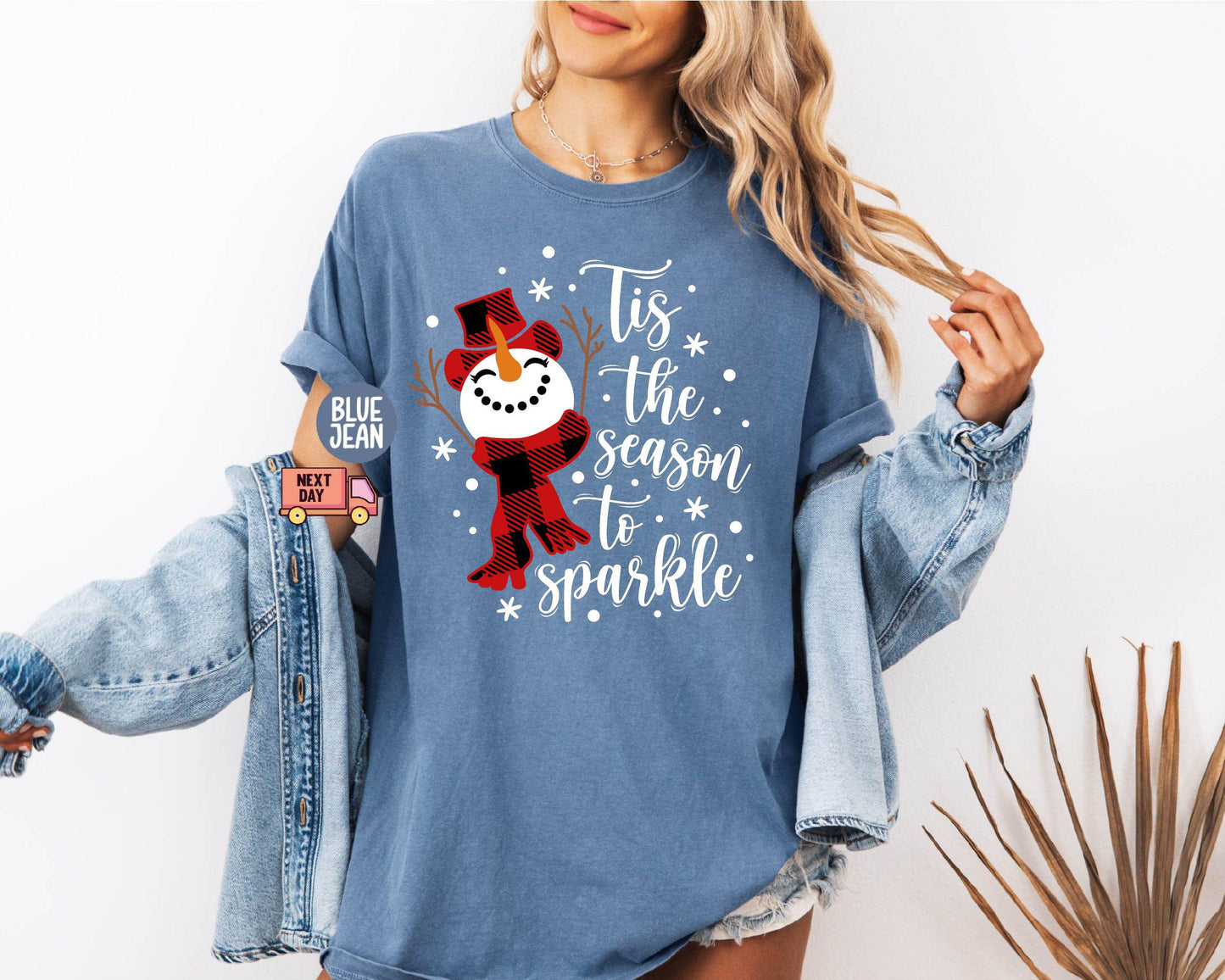 Tis the Season to Sparkle Christmas Shirt, Christmas Gifts, Christmas Shirts for Women, New Year Shirt, Let It Snow Shirt