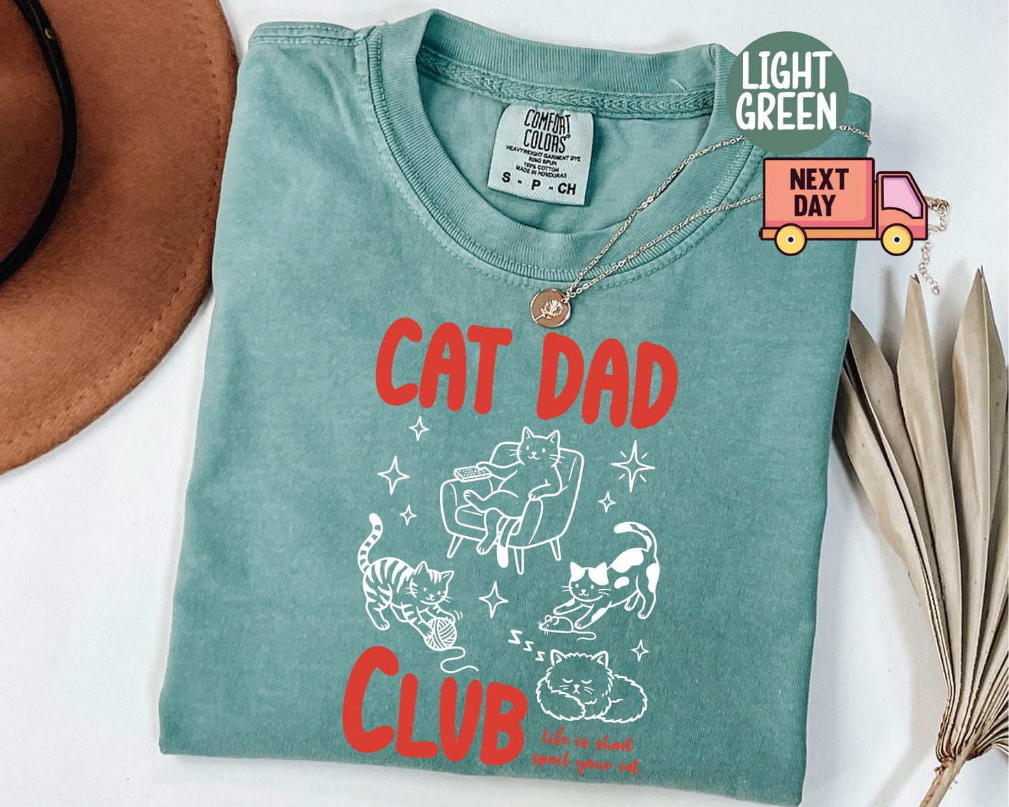 Cat Dad Shirt, Funny Cat Lover Shirt, Cat Dad Club Tee, Gift for Cat Lover, Cat Owner Shirt, Pet Dad Graphic Tee