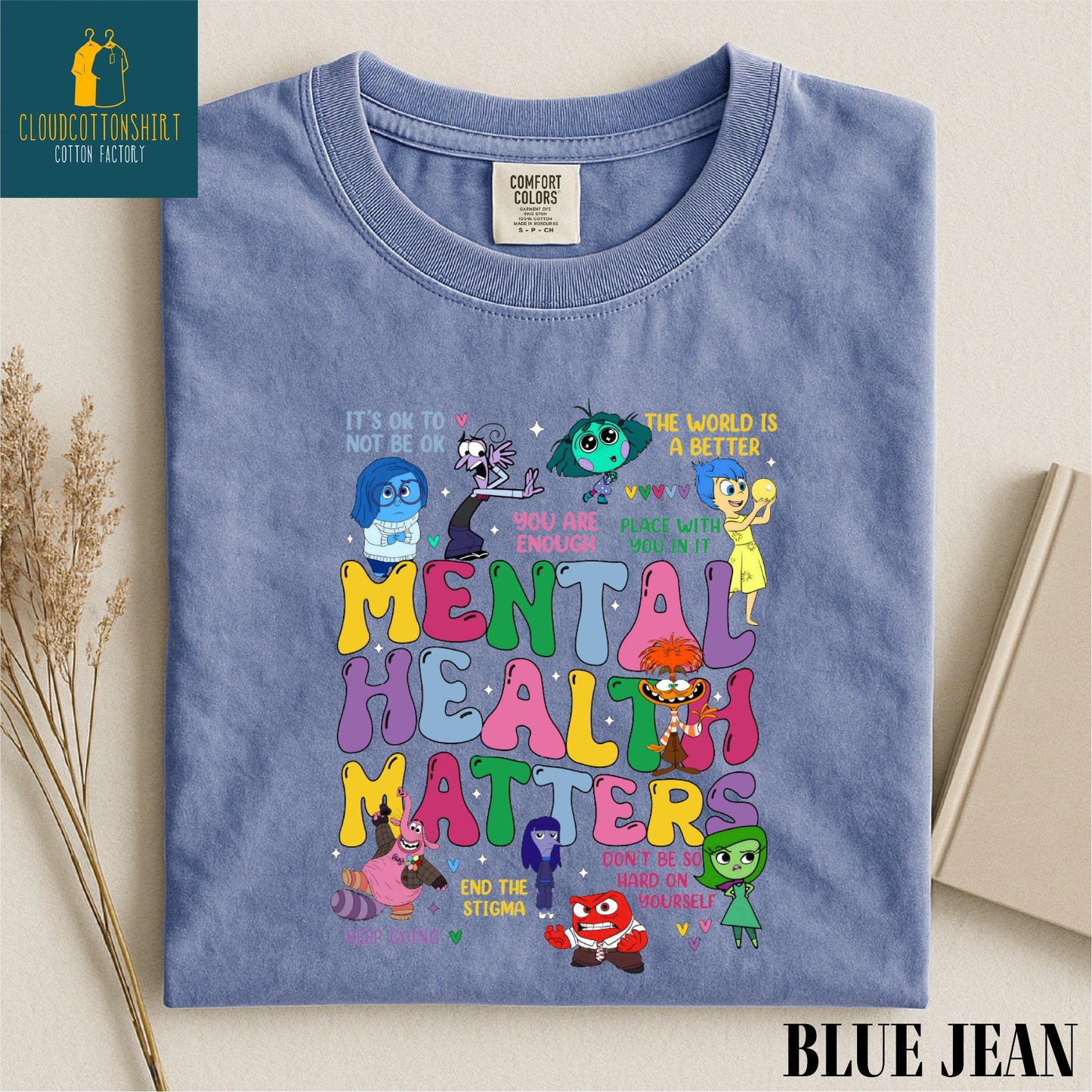 Mental Health Matters Shirt, Inside Out Sweatshirt, It's Okay To Feel All The Feels Sweater, Comfort Colors T-Shirt