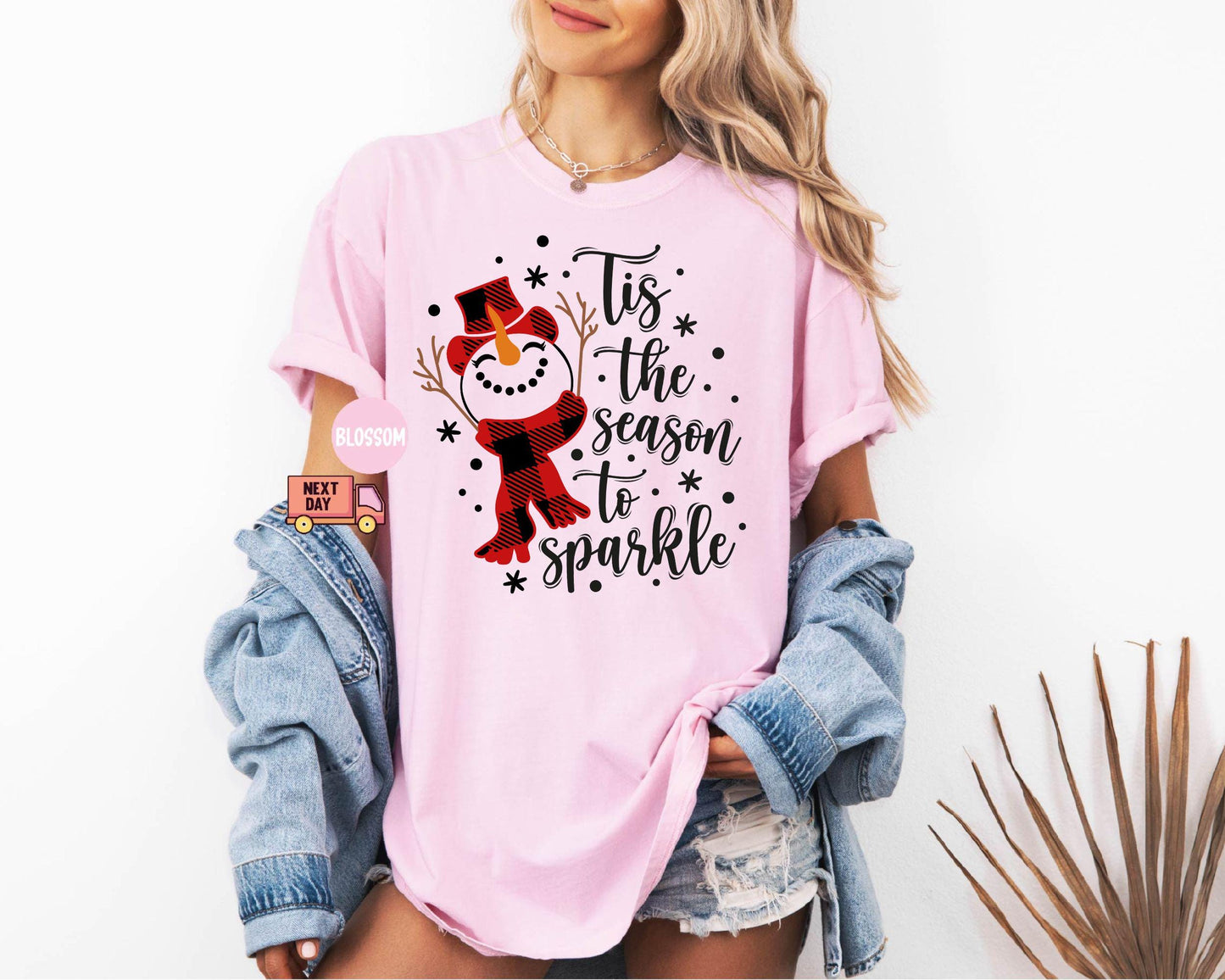 Tis the Season to Sparkle Christmas Shirt, Christmas Gifts, Christmas Shirts for Women, New Year Shirt, Let It Snow Shirt