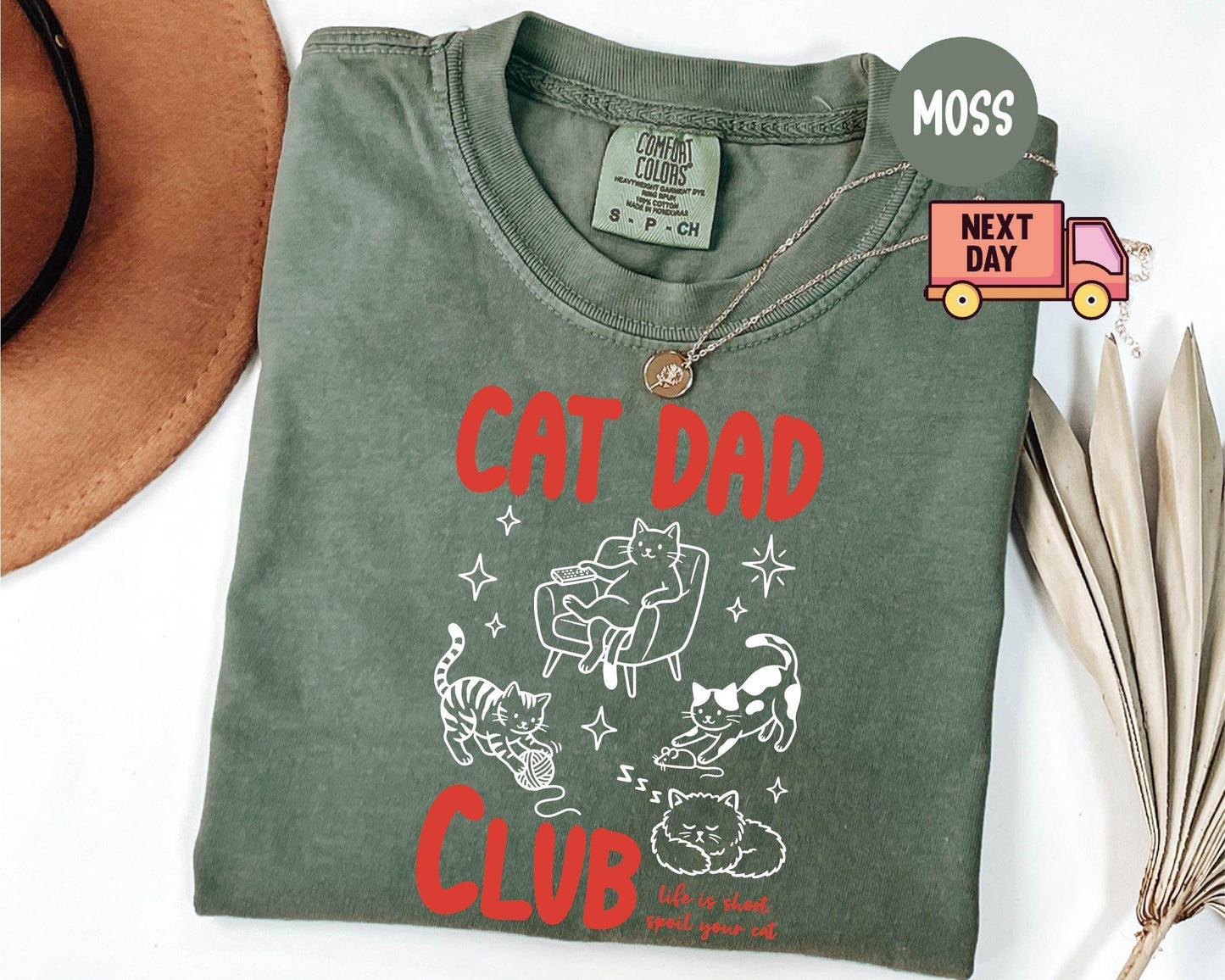 Cat Dad Shirt, Funny Cat Lover Shirt, Cat Dad Club Tee, Gift for Cat Lover, Cat Owner Shirt, Pet Dad Graphic Tee