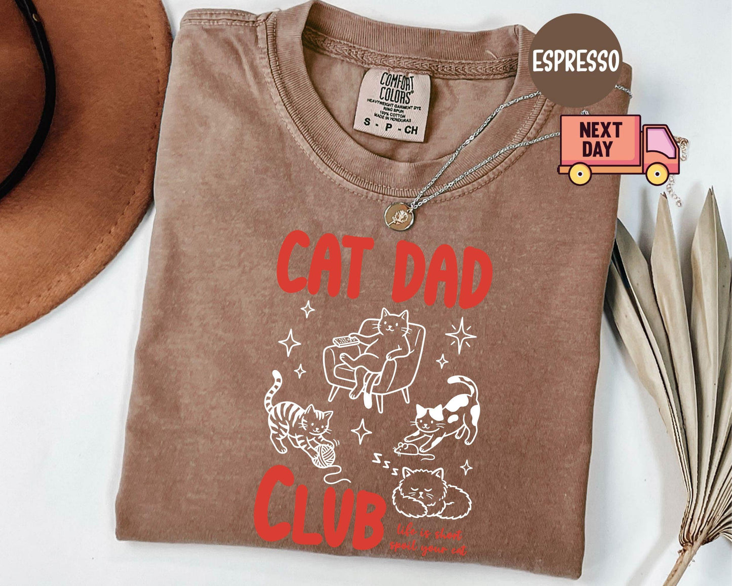 Cat Dad Shirt, Funny Cat Lover Shirt, Cat Dad Club Tee, Gift for Cat Lover, Cat Owner Shirt, Pet Dad Graphic Tee